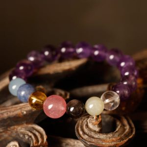 Harmony Amethyst Seven-Star Multigem Bracelet